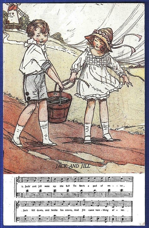 18th Century Jack and Jill Illustration